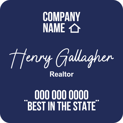 Custom Business Cards Multiple Sizes Realtor Henry