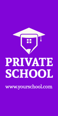 Custom Business Cards Multiple Sizes Private School