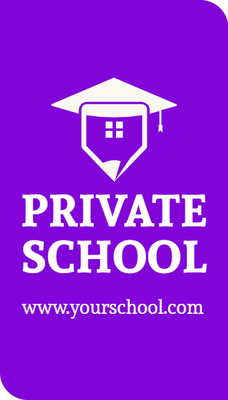 Custom Business Cards Multiple Sizes Private School