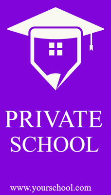 Custom Business Cards Multiple Sizes Private School
