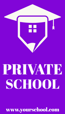 Custom Business Cards Multiple Sizes Private School