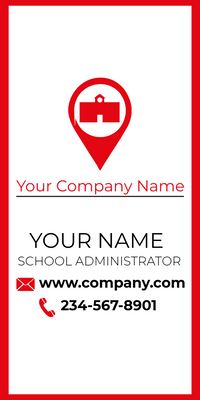 Custom Business Cards Multiple Sizes School Adminstrative