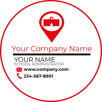 Custom Business Cards Multiple Sizes School Adminstrative