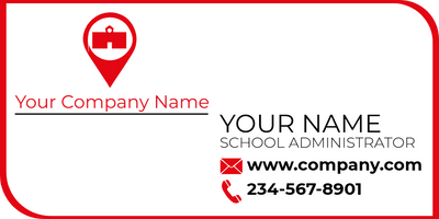 Custom Business Cards Multiple Sizes School Adminstrative