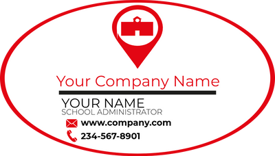 Custom Business Cards Multiple Sizes School Adminstrative