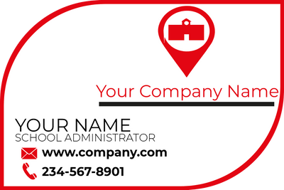 Custom Business Cards Multiple Sizes School Adminstrative