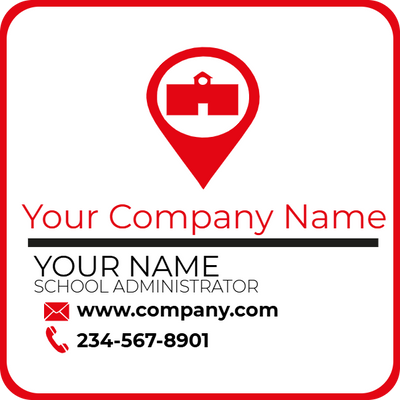 Custom Business Cards Multiple Sizes School Adminstrative
