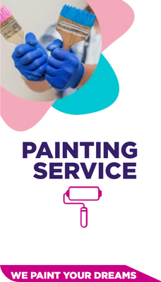 Custom Business Cards Multiple Sizes Painting Service