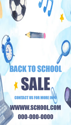 Custom Business Cards Multiple Sizes Back To School
