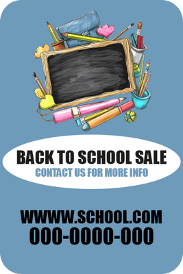 Custom Business Cards Multiple Sizes Back To School