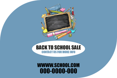 Custom Business Cards Multiple Sizes Back To School