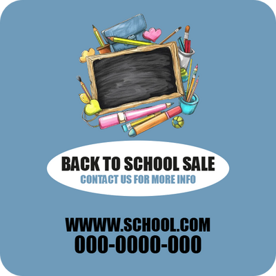 Custom Business Cards Multiple Sizes Back To School