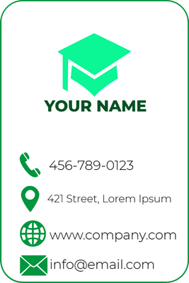 Custom Business Cards Multiple Sizes Your Name