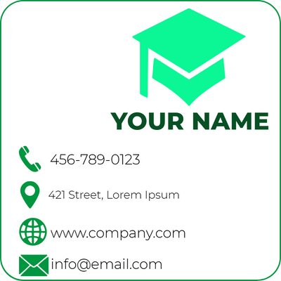 Custom Business Cards Multiple Sizes Your Name
