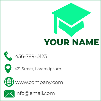Custom Business Cards Multiple Sizes Your Name