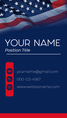 Custom Business Cards Multiple Sizes Unity Vote