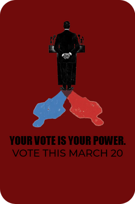 Custom Business Cards Multiple Sizes Vote Power