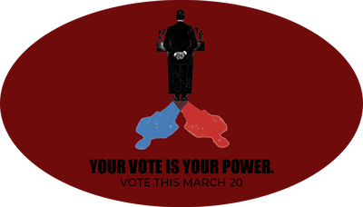 Custom Business Cards Multiple Sizes Vote Power