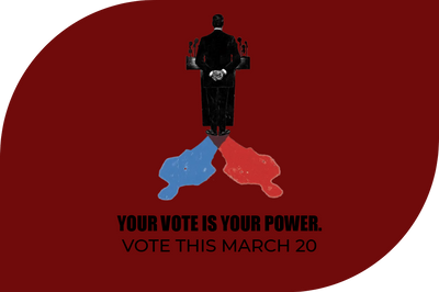Custom Business Cards Multiple Sizes Vote Power