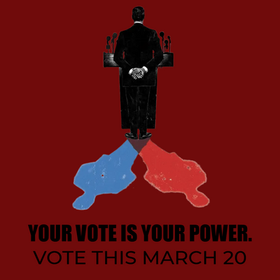 Custom Business Cards Multiple Sizes Vote Power