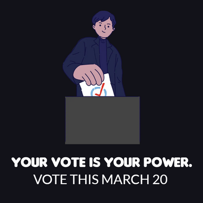 Custom Business Cards Multiple Sizes Vote Power