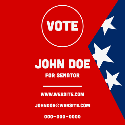 Custom Business Cards Multiple Sizes For Senator
