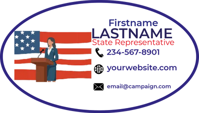 Custom Business Cards Multiple Sizes State Representative