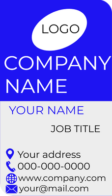 Custom Business Cards Multiple Sizes Company Name