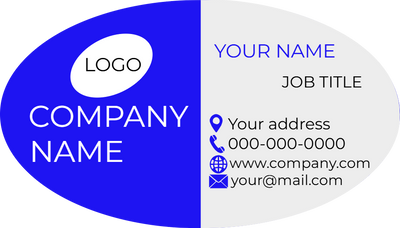 Custom Business Cards Multiple Sizes Company Name