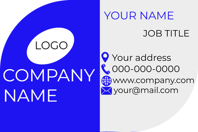 Custom Business Cards Multiple Sizes Company Name