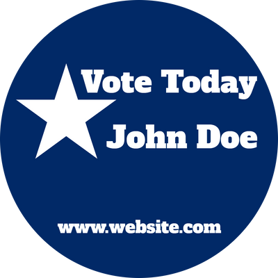 Custom Business Cards Multiple Sizes Vote Today