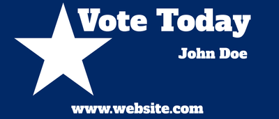 Custom Business Cards Multiple Sizes Vote Today