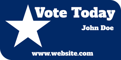 Custom Business Cards Multiple Sizes Vote Today