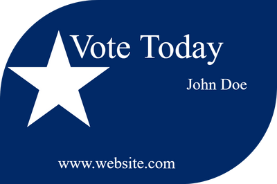 Custom Business Cards Multiple Sizes Vote Today