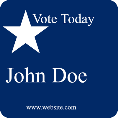 Custom Business Cards Multiple Sizes Vote Today