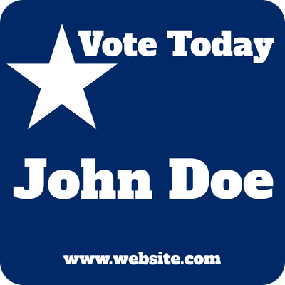 Custom Business Cards Multiple Sizes Vote Today