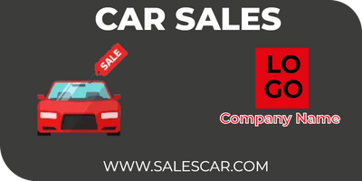 Custom Business Cards Multiple Sizes Car Sale