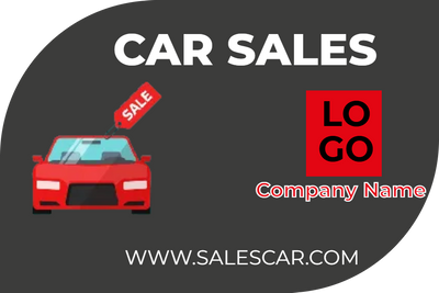 Custom Business Cards Multiple Sizes Car Sale