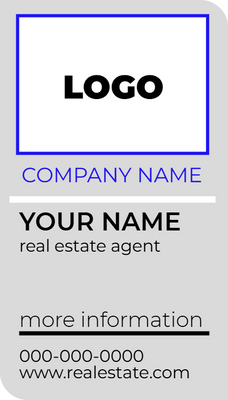 Custom Business Cards Multiple Sizes Real Estate