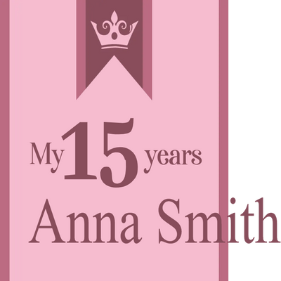 Custom Outdoor Yard Signs Multiple Sizes  My Fifteen Years