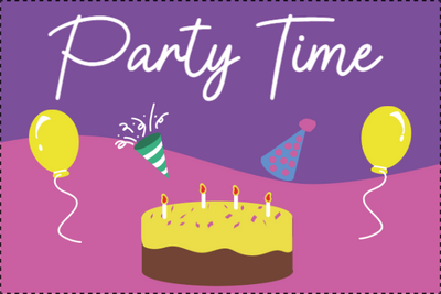 Custom Outdoor Yard Signs Multiple Sizes Party Time