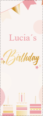 Custom Outdoor Yard Signs Multiple Sizes Lucia's Birthday