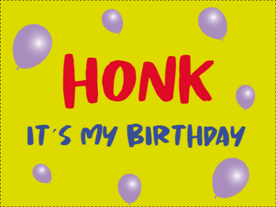 Custom Outdoor Yard Signs Multiple Sizes It's My Birthday