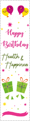 Custom Outdoor Yard Signs Multiple Sizes Health and Happiness
