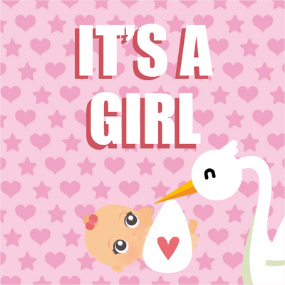 Custom Outdoor Yard Signs Multiple Sizes Its A Girl