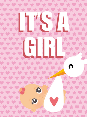 Custom Outdoor Yard Signs Multiple Sizes Its A Girl