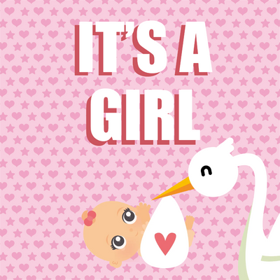 Custom Outdoor Yard Signs Multiple Sizes Its A Girl