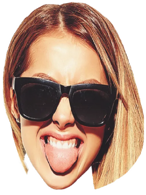 Custom Big Head Cutouts Multiple Sizes Party Girl