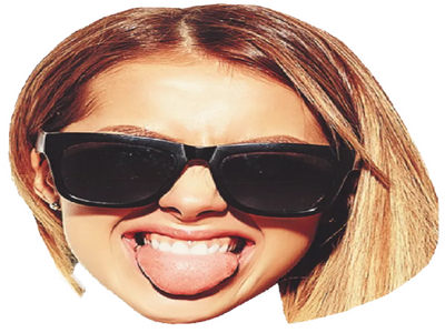 Custom Big Head Cutouts Multiple Sizes Party Girl