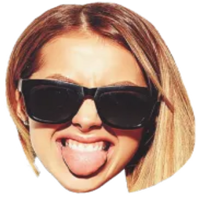 Custom Big Head Cutouts Multiple Sizes Party Girl